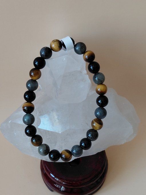 Bracelet "Phénix Obsidien – Full Matte Édition Tigre"