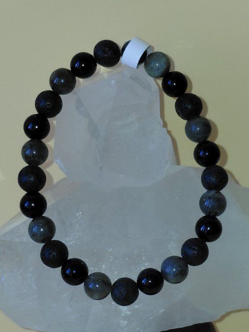 Bracelet "Phénix Obsidien – Édition Full Matte"