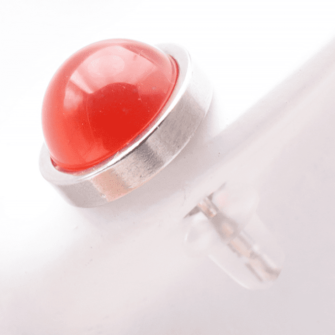 Boucle d'oreille serti 10mm