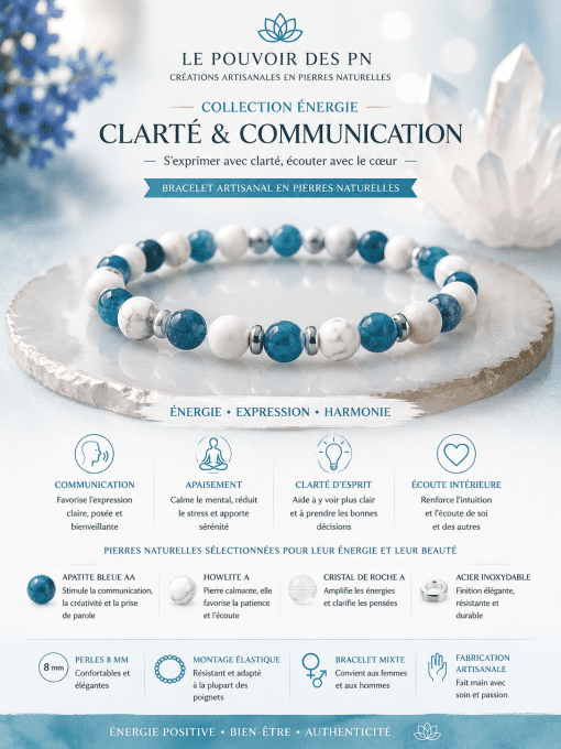 Bracelet “Clarté & Communication”