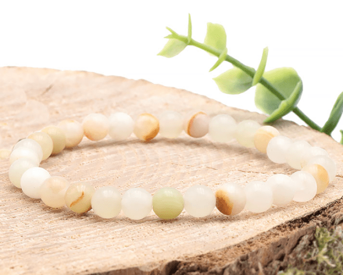 Bracelet en aragonite, collection essentielle