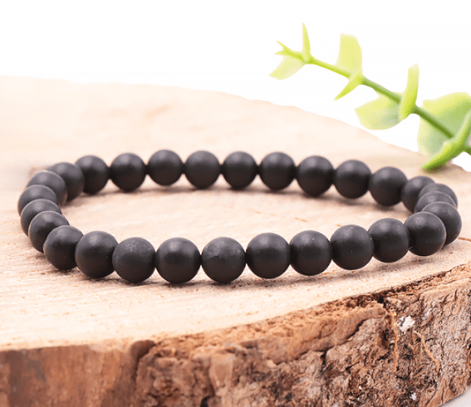 BRACELET BOULE  SHUNGITE A