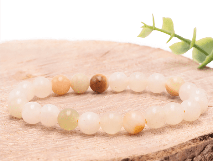 Bracelet en aragonite, collection essentielle