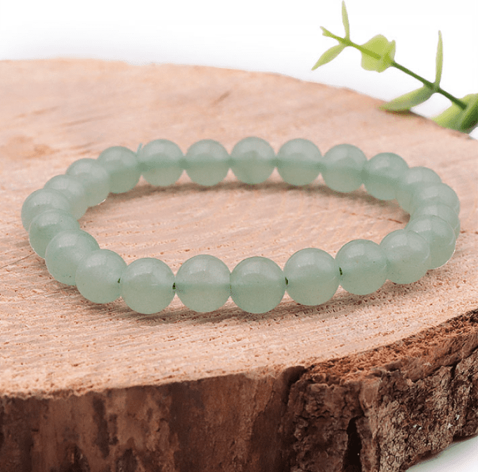 Bracelet boule 08mm aventurine verte A (taille 2)