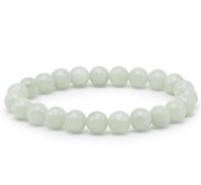 Bracelet 08mm jade de Birmanie A (07-09mm) (Jadéïte impériale)