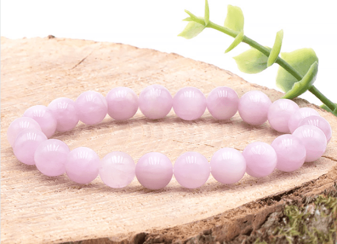 Bracelet en Kunzite du Brésil AA
