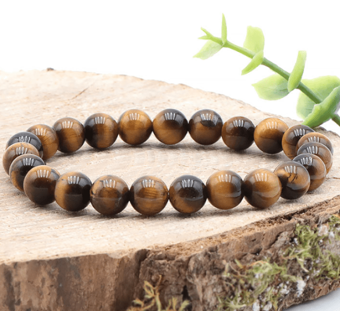 Bracelet en Œil de Tigre A  – Protection & Confiance