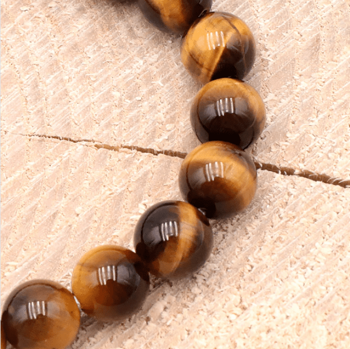 BRACELET BOULE OEIL DE TIGRE AA