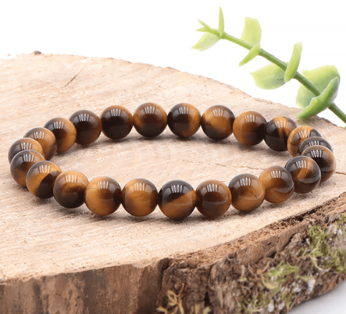 BRACELET BOULE OEIL DE TIGRE AA