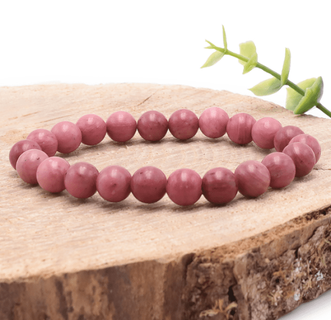 Bracelet boule 08mm rhodonite Australie AA