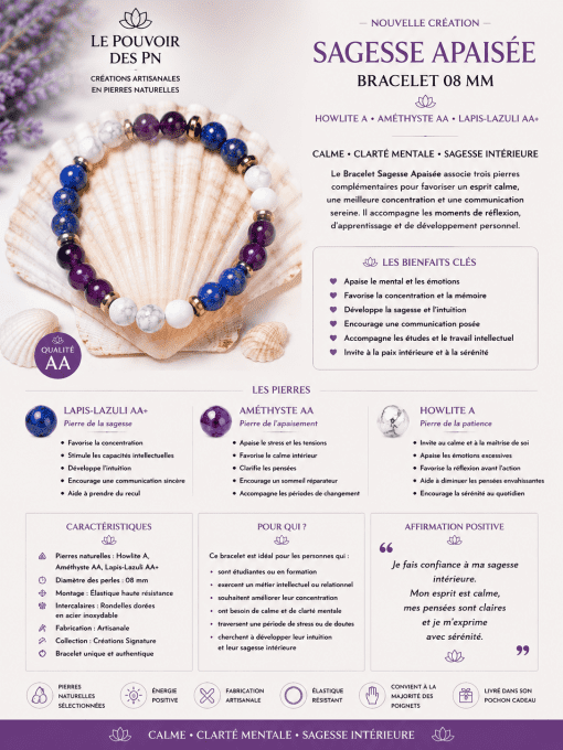 Bracelet Sagesse Apaisée