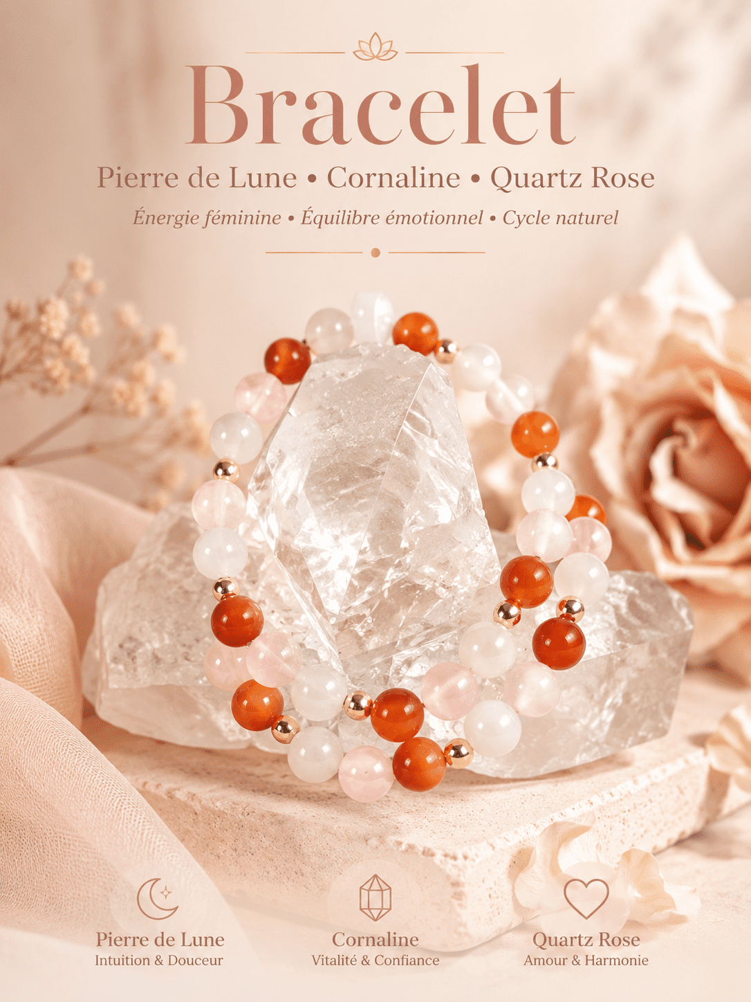 Bracelet “Harmonie du Cycle”
