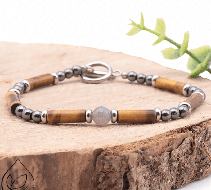 Bracelet LÉGENDE argenté  La force intérieure