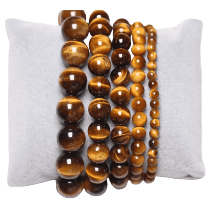 BRACELET BOULE OEIL DE TIGRE AA