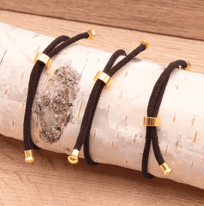 Bracelet cordon réglable  (1 pièce)