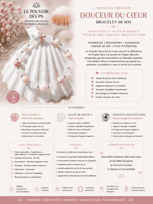 Bracelet Douceur du coeur