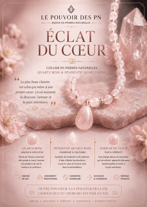 Collier "ÉCLAT DU CŒUR"