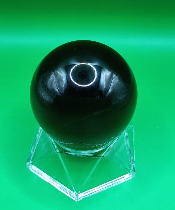Sphère obsidienne oeil céleste AA 50 à 60mm