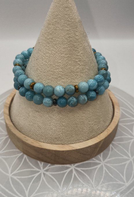 Bracelet en Larimar A du Brésil 
