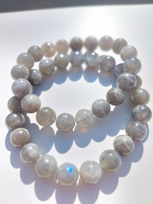 Bracelet "Bouclier de Lumière"  Labradorite A+