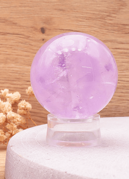 Sphère améthyste lavande Brésil AA+ 40 à 50mm